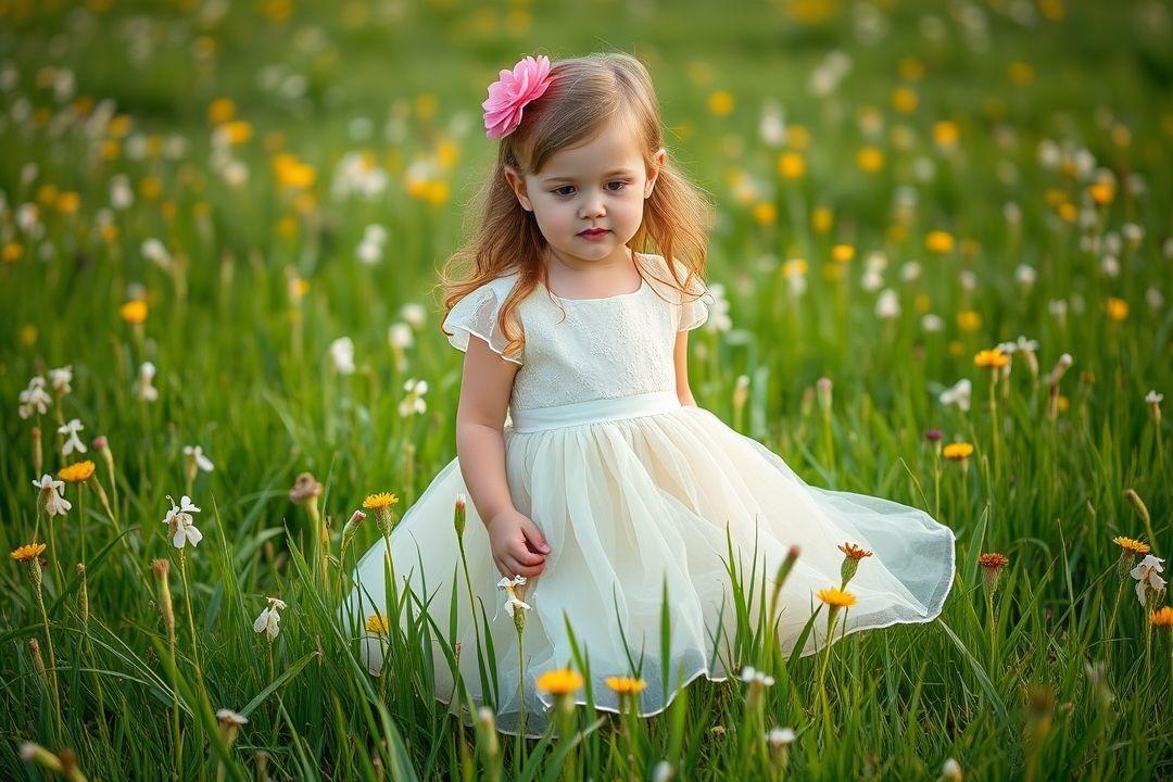 Ретро платье в цветочек, винтажный стиль, тёплый день.