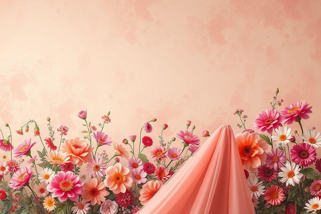 Вечернее платье с вырезом на груди, абстрактный цветочный рисунок, изысканные детали, легкий шлейф.